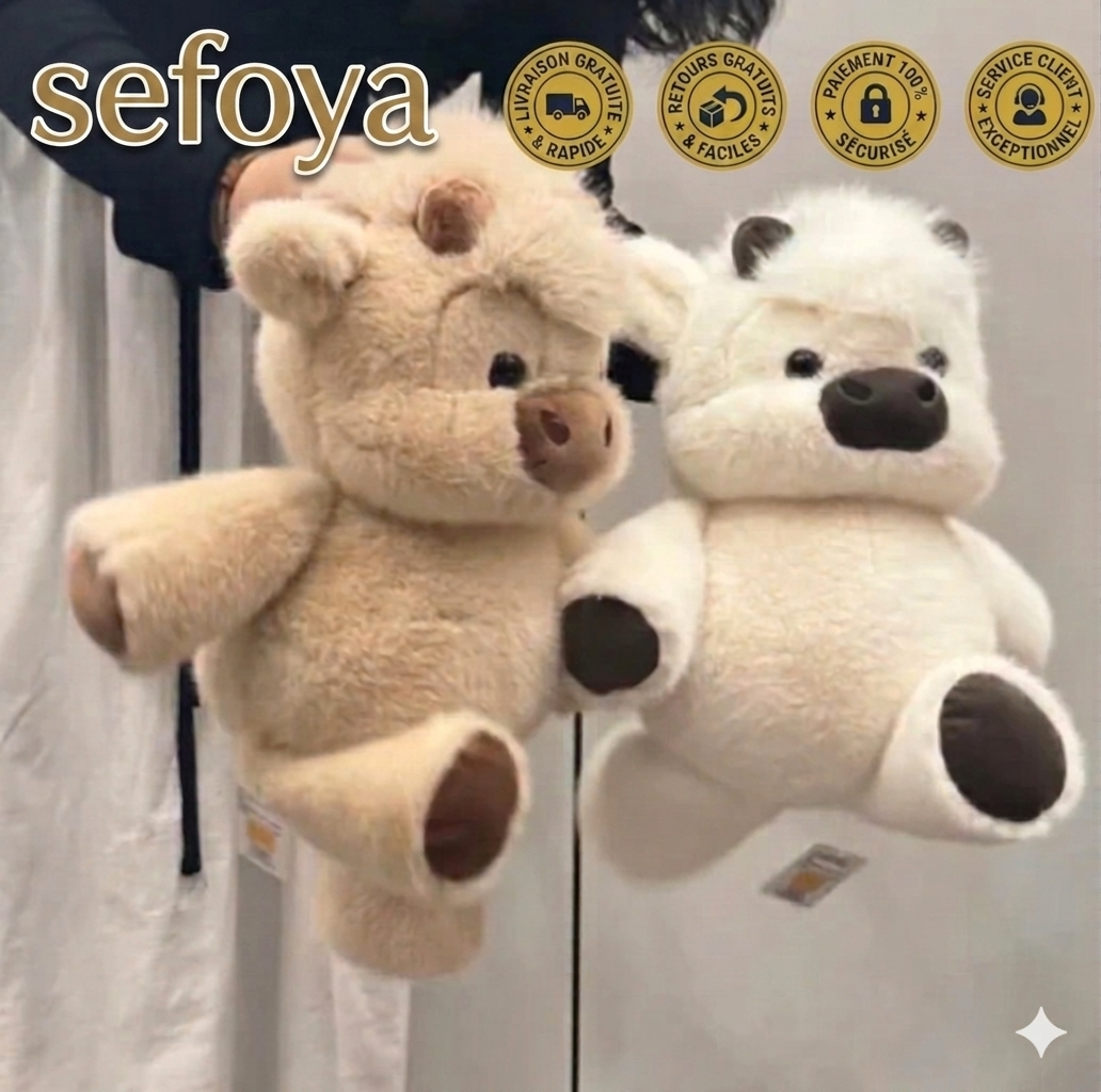 Sefoya Peluche Highland Cow qui court
