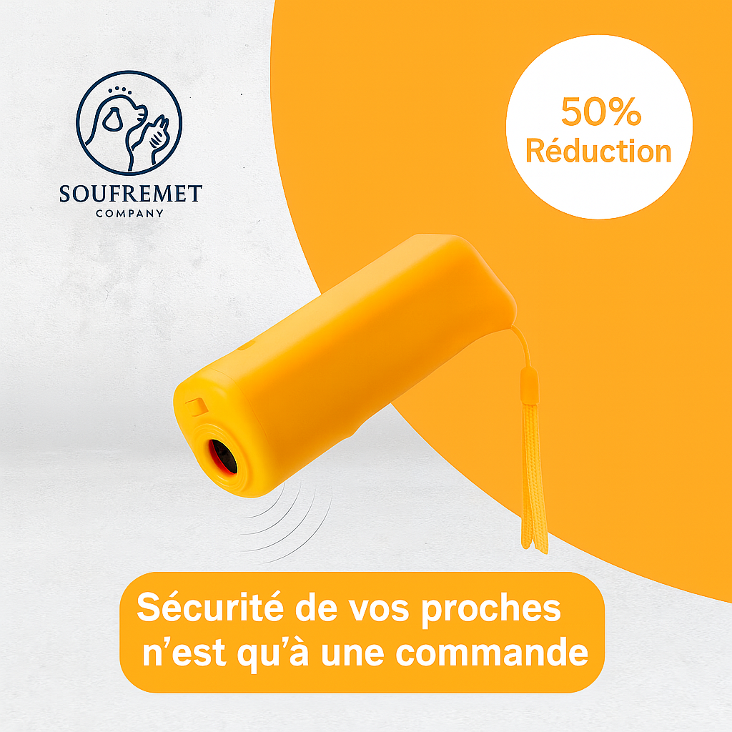 Répulsif ultrasonique pour chiens