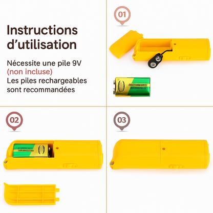 Répulsif ultrasonique pour chiens