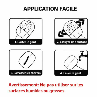 Attrapeur premium de poils d’animaux et de poussière