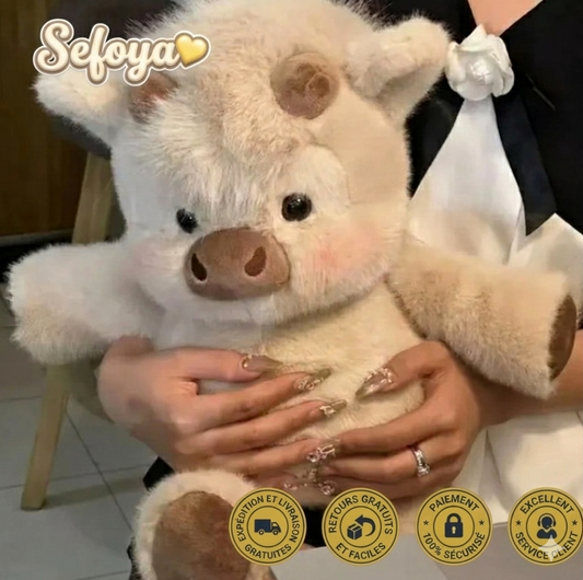 Sefoya Peluche Highland Cow qui court