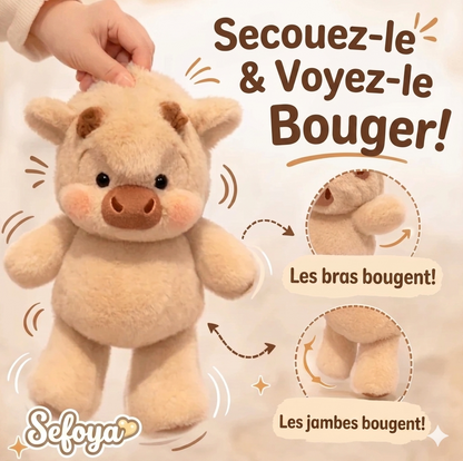 Sefoya Peluche Highland Cow qui court