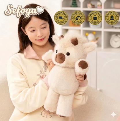 Sefoya Peluche Highland Cow qui court